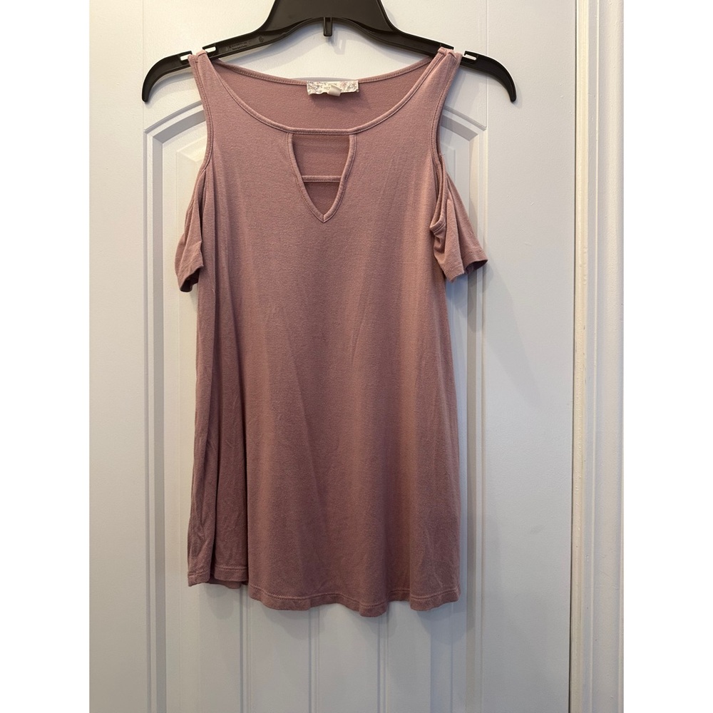 Pink Republic Cold Shoulder Top